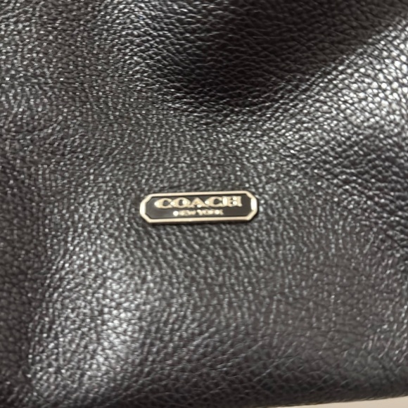 Used Black Coach Leather Hobo Bag - Picture 7 of 8